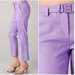 Diane Von Furstenberg Georgia Cropped Trouser Pant